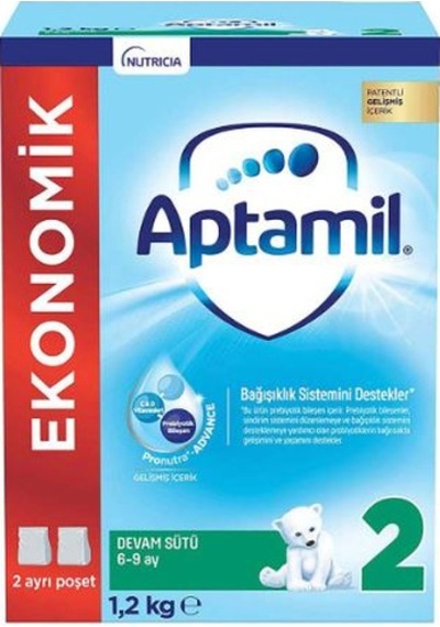 Aptamil 2 Bebek Devam Sütü 1200 G