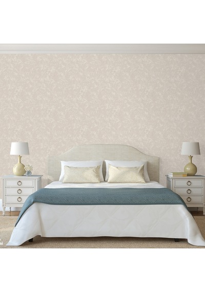 Adawall Muse Koleksiyonu- 25107-1 Krem Sıva Dokulu Duvar Kağıdı 1.06x15.6m, 16.5m²