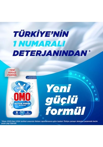 Omo Active Fresh Beyazlar Toz Deterjanı 5.5 Kg