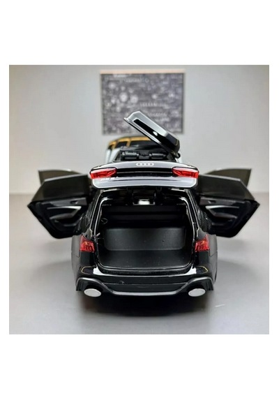 Die-cast Araba Metal Kapıları Açılabilir 21 Cm Model Araba Siyah