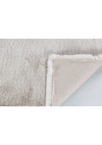 Apex Palma Krem Peluş Post Halı Krem