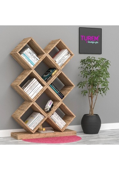 Elite Sarmaşık Kitaplık Mdf Sis Gri Elite Sarmaşık Kitaplık Mdf Sis Gri