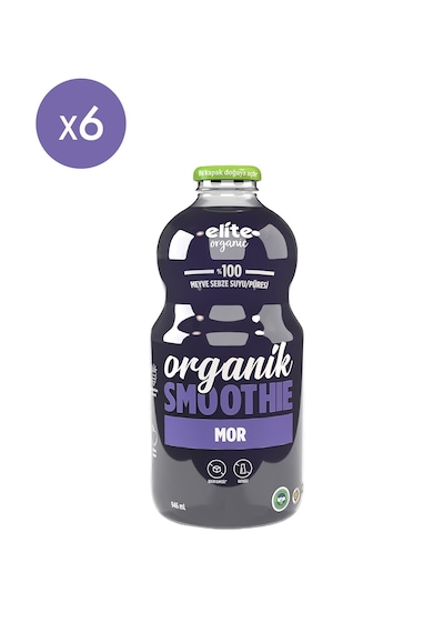 6'lı Organik Mor Smoothie 946 Ml