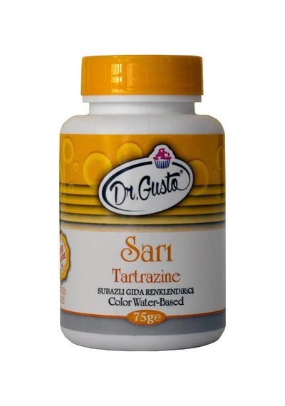 Dr. Gusto Decol Su Bazlı Toz Gıda Boya Sarı 75 G