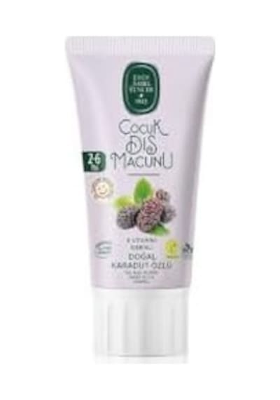 Doğal Karadut Özlü Çocuk Diş Macunu 60ml
