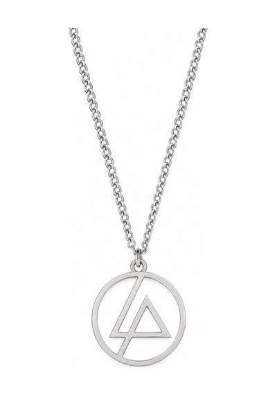 Linkin Park Logo Tasarımlı Gümüş Renk Rock Müzik Kolyesi Hediye Çok renkli