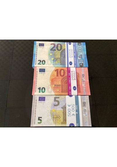 Yeni 300 Adet Euro 5-10 Ve 20 Euro Geçersiz Eğlence Dizi F...