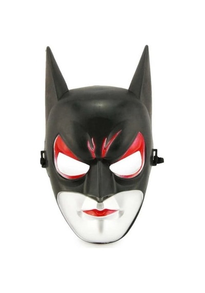 Kırmızı Gözlü Siyah Batman Maske - Lastikli Batgirl Maskesi 28x17 Cm - Rxlu-81905 18
