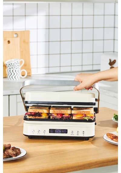 Karaca Presto 2 In 1 Digital 2009 6 Dilim 2000 W Izgara ve Tost Makinesi