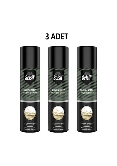 Silikon Sprey 200 Ml 3 Adet