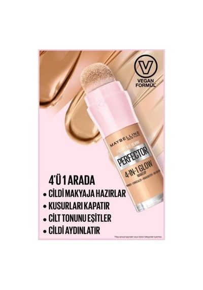 4 Etki 1 Arada Fondöten, 1.5 Light Medium Renk Seçeneği 00