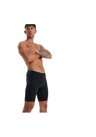 Speedo Tech Panel Jammer Erkek Yüzücü Mayosu Siyah