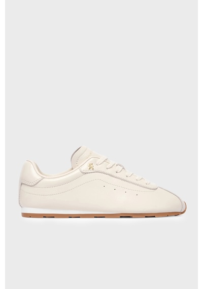 Tommy Hilfiger Deri Sneaker Ayakkabı Kadın Ayakkabı Fw0fw09495 Aeo Bej
