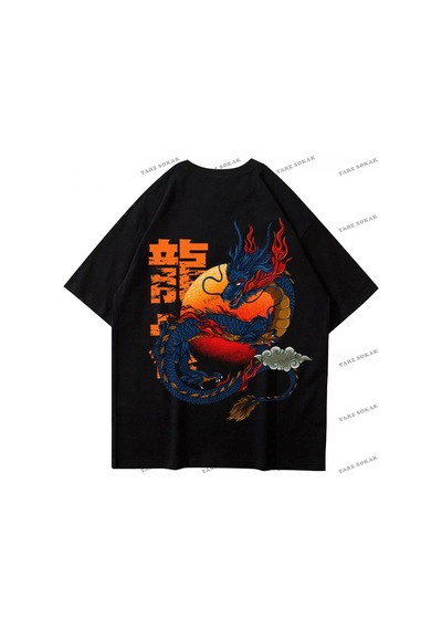 Adrift Y2k Unisex Harajuka Anime Retro Kawai Kuromi T-shirt Kod Rertr Startmore 6732 Siyah