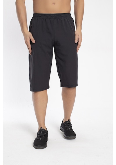 Crozwise 8036-06 Lycra Armüllü Erkek Spor Kapri Antrasit