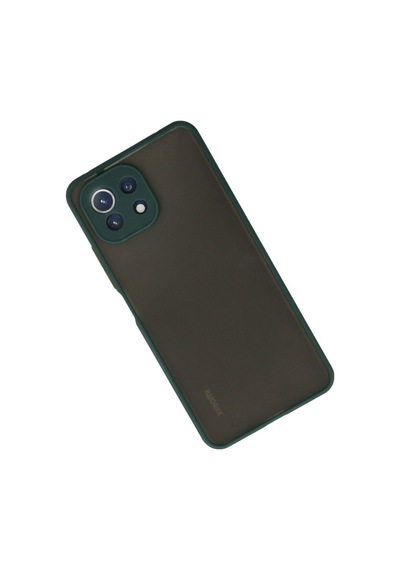 Xiaomi Mi 11 Lite Uyumlu Kılıf Montreal Silikon Kapak - Yeşil