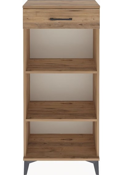 Arges Dolap 2 Raflı Tek Çekmeceli 60x30x134 Çam-çam Atlas Çam