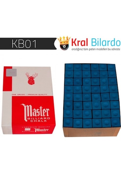 Master Gros Tebeşir 144'lü Paket Mavi