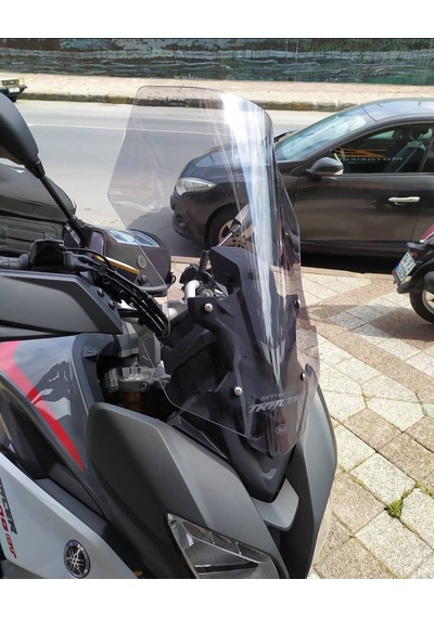 18-20 Yamaha Tracer 900 / GT Uzun Ön Cam Zeus Açık Füme 54cm 4mm Acik Füme
