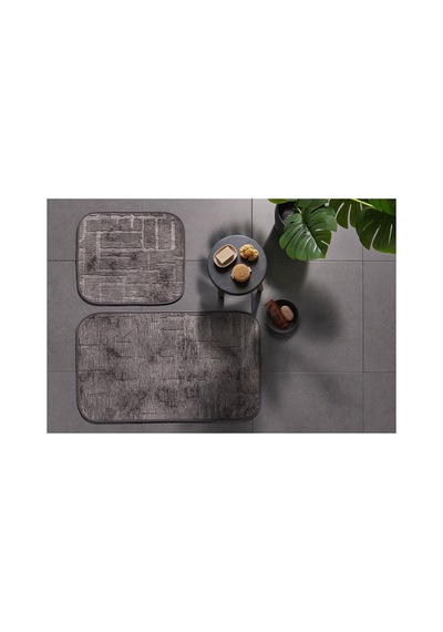 Barite 2'li Banyo Paspası Antrasit