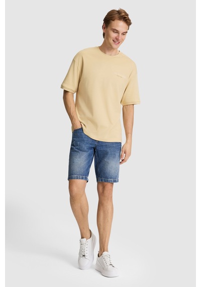 U.s. Polo Assn. Erkek Bej Tişört 50327169-vr011