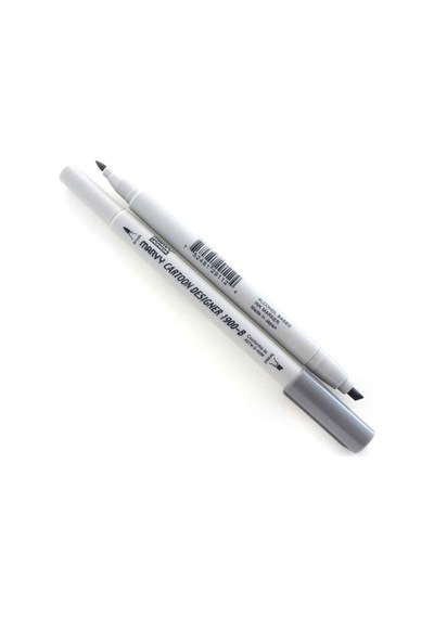 Marvy 1900-s/12 Grey Çift Uçlu Grafik Kalemi