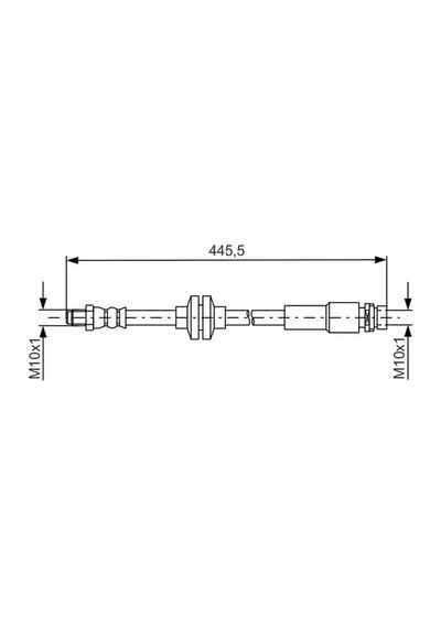 Bosch 1987481668 Fren Hortumu Arka 1681131 Av612282ac