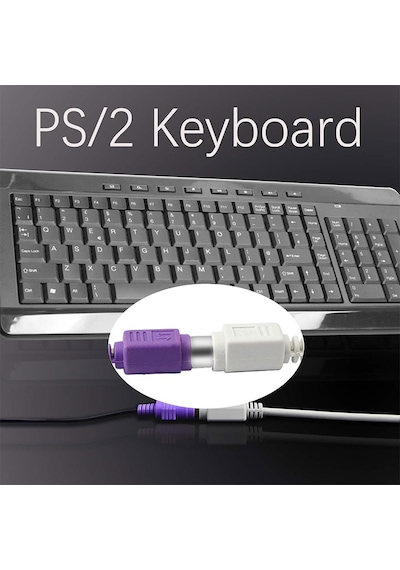 Eski Tip Ps/2 Klavye Mouse Dişi Erkek Uzatma Kablosu 6 Pinli Ps2 Kablo 5m