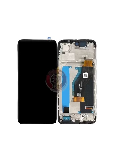 Tkgz - Tecno Spark 20 İle Uyumlu Lcd Ekran Dokunmatik Servıce Pack Lcd Full Çıtalı