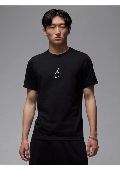 Nike Jordan Mvp Men's Jumpman T-shirt Erkek Günlük Nakış Swoosh Pamuklu Tişört Siyah Siyah