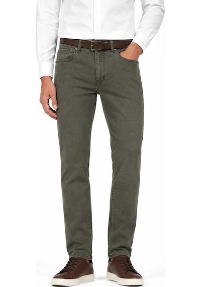 Locus Jeans Erkek Regular Fit Jeans Pantolon 320 Bgl-st05452 Haki
