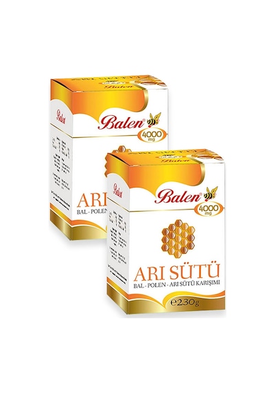 Balen 4000 MG Arı Sütü Bal Polen Karışımı 2 x 230  G