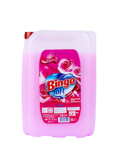 4 Adet Bingo Soft Gül Pembe 5 Lt Tekli