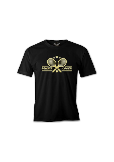 Tenis - Lover Siyah Erkek Tshirt