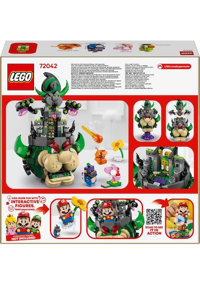 LEGO® Super Mario™ Prince Florian ve Castle Bowser 72042 - 9 Yaş ve Üzeri Çocuklar için Yaratıcı Oyuncak Yapım Seti (1251 Parça)