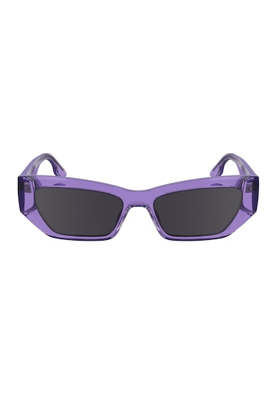 Karl Lagerfeld Kl 6160s 516 54 Unisex Dikdörtgen Şeffaf Mor Kemik Güneş Gözlüğü Mor