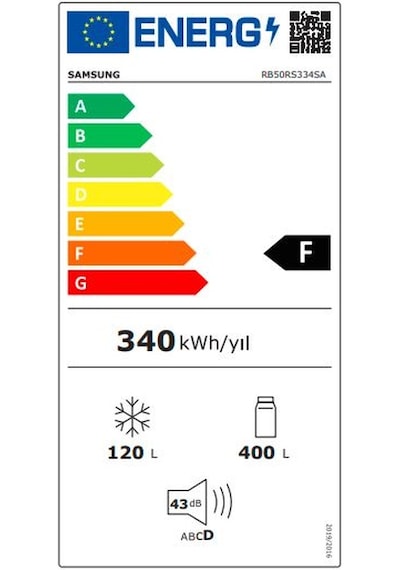 Samsung RB50RS334WW 520 LT No-Frost Kombi Tipi Buzdolabı