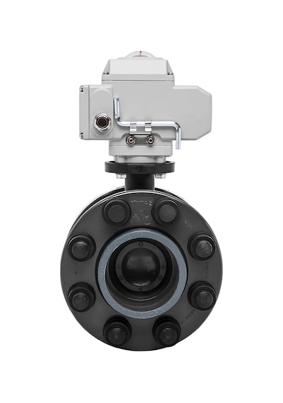 Unox Ø63 220v Ac Elektrik Aktüatörlü U-pvc Takım Kelebek Vana Asit İçin