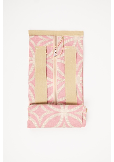 Fabric Craft Bag Yemek Taşıma Çantası Duck Kumaş Katlanabilir Büyük Boy Mutfak Taşıma Çantası Gülkurusu