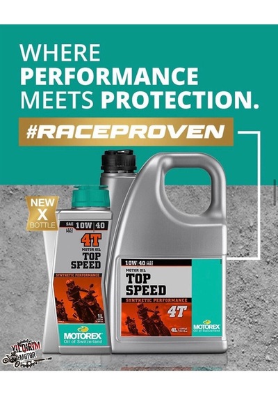 Motorex Top Speed 4T Sae 10W40 Jaso Ma2 Yağ 4Lt