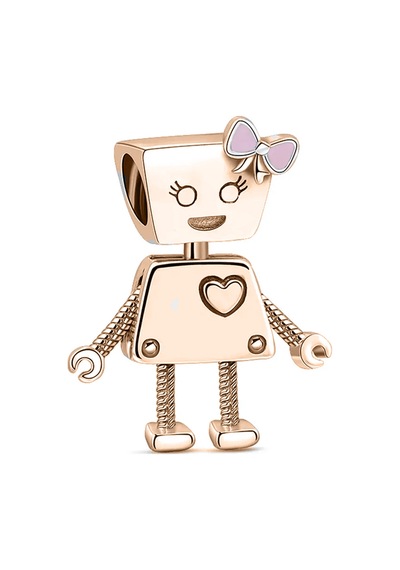 Fubena Rose Kadın Robot Charm