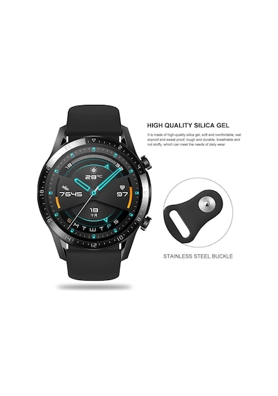 Huawei Watch Gt2 46 Mm Kordon Kayış Jel Silikon Spor Kordon 11 (447857710)