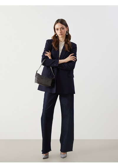 Lcw Modest Lacivert Kadın Blazer Ceket