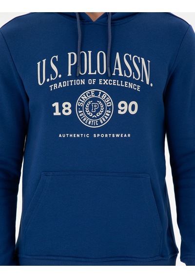 U.s. Polo Assn. Erkek İndigo Sweatshirt 50293446-vr028 Indıgo İndigo