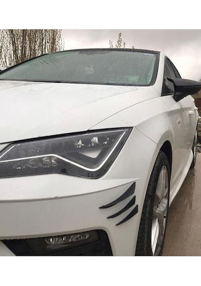 Ranger 2012 Tampon Uyumlu 6lı Süs - Siyah Yapışkanlı