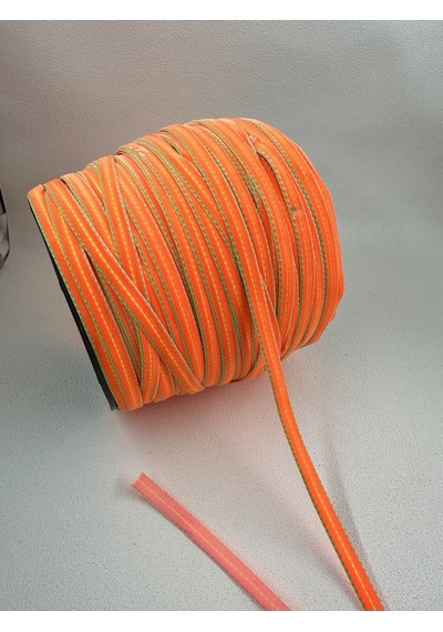 1 Cm Puntalı Kadife-5 Metre Turuncu