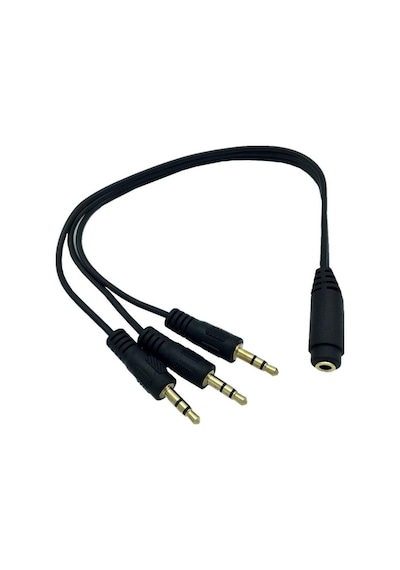 3.5 Mm Stereo 1 Dişi - 3 Erkek 5+1 Ses Sistemi Çevirici Adet / 1 Adet