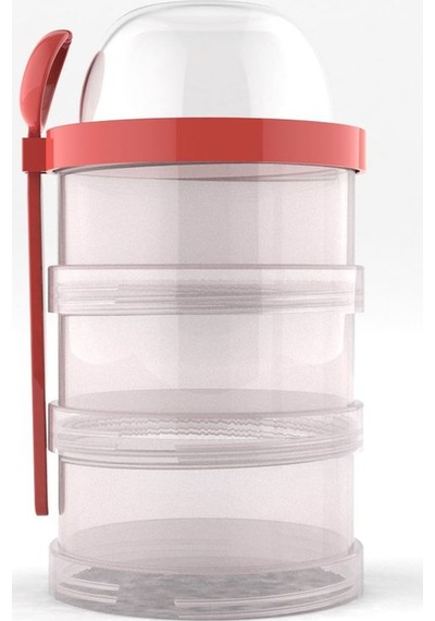 Zweikell Infinity Kırmızı Bpa İçermez 700 Ml Atıştırmalık Kabı Çok Renkli