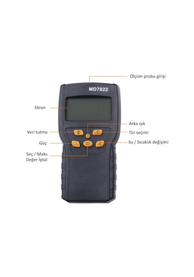 Wellhise Md7822 Dijital Tahıl Nemi Ölçer N11.899