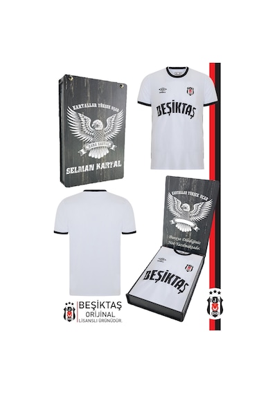 Gsstore Beşiktaş Orijinal Lisanslı Nostalji Beyaz Çocuk Forma Kişiye Özel Hediyelik Ahşap Kutululu Beyaz - Gri Gsstore Beşiktaş Orijinal Lisanslı Nostalji Beyaz Çocuk Forma Kişiye Özel Hediyelik Ahşap Kutululu Beyaz - Gri